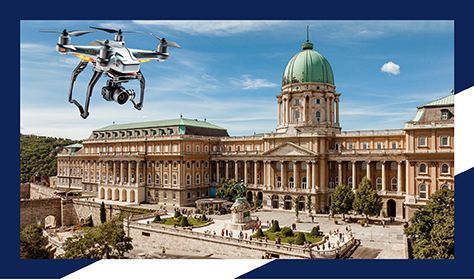 Drónvideózás a Budavári Palotanegyedben/ Sky Selfie in the Buda Castle Palace District