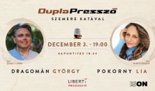 DuplaPresszó // Dragomán György író és Pokorny Lia színművész