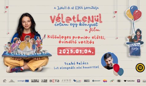 Véletlenül írtam egy könyvet - premier előtti vetítés + minikoncert