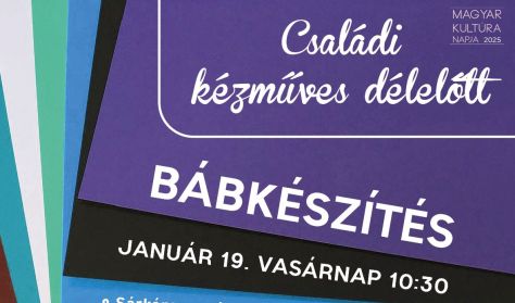 Családi kézműves délelőtt - Bábkészítés