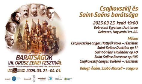 "Barátságok" OZF 2025 -Csajkovszkij és Saint-Saens barátsága