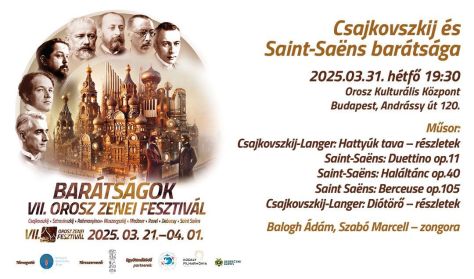 "Barátságok" OZF 2025 - Csajkovszkij és Saint Saens barátsága