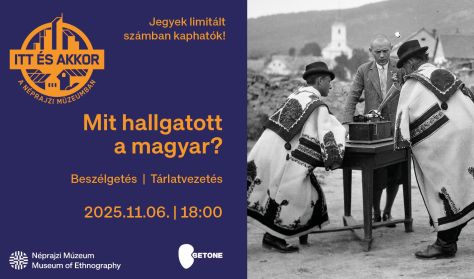 Itt és Akkor - élő podcast felvétel a múzeumban Itt és Akkor - élő podcast felvétel a múzeumban