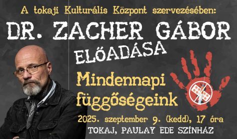 Dr. Zacher Gábor előadása - Mindennapi függőségeink Dr. Zacher Gábor előadása - Mindennapi függőségeink