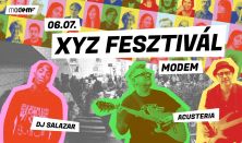 XYZ fesztivál a MODEM-ben - early bird jegyek