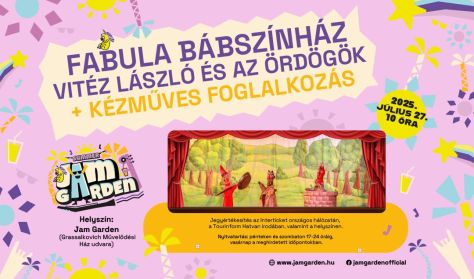 Vitéz László és az ördögök – hagyományőrző vásári bábjáték Vitéz László és az ördögök – hagyományőrző vásári bábjáték