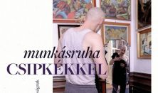 Munkásruha csipkékkel 