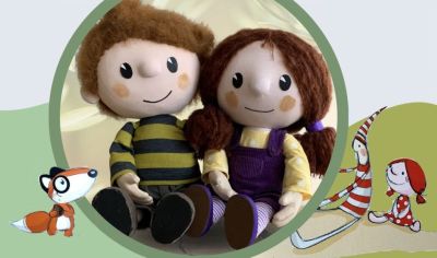 Maszat és Sári-bábelőadás