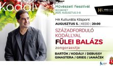Kodály Művészeti Fesztivál 2025 - Fülei Balázs zongoraestje