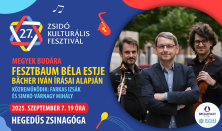 Zsidó Kulturális Fesztivál 2025: Megyek Budára - Fesztbaum Béla estje Bächer Iván írásai alapján