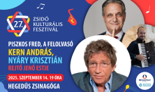 Zsidó Kulturális Fesztivál 2025: Kern András és Nyáry Krisztián: Rejtő Jenő nyomában