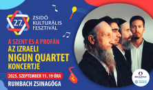 Zsidó Kulturális Fesztivál 2025: A Szent és a Profán – az izraeli Nigun Quartet koncertje