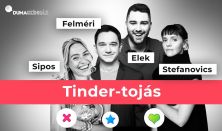 Tinder-tojás: Elek Péter, Felméri Péter, Sipos Orsolya, Stefanovics Angéla