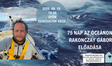 75 nap az óceánon - Rakonczay Gábor előadása