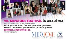 MiraTone Fesztivál és Akadémia / Hauser Adrienne zongorakoncertje - Chopin/Schubert-Liszt/Bach
