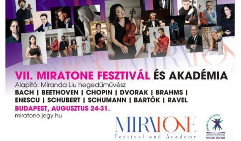 MiraTone Fesztivál és Akadémia / Hauser Adrienne zongorakoncertje - Chopin/Schubert-Liszt/Bach MiraTone Fesztivál és Akadémia / Hauser Adrienne zongorakoncertje - Chopin/Schubert-Liszt/Bach