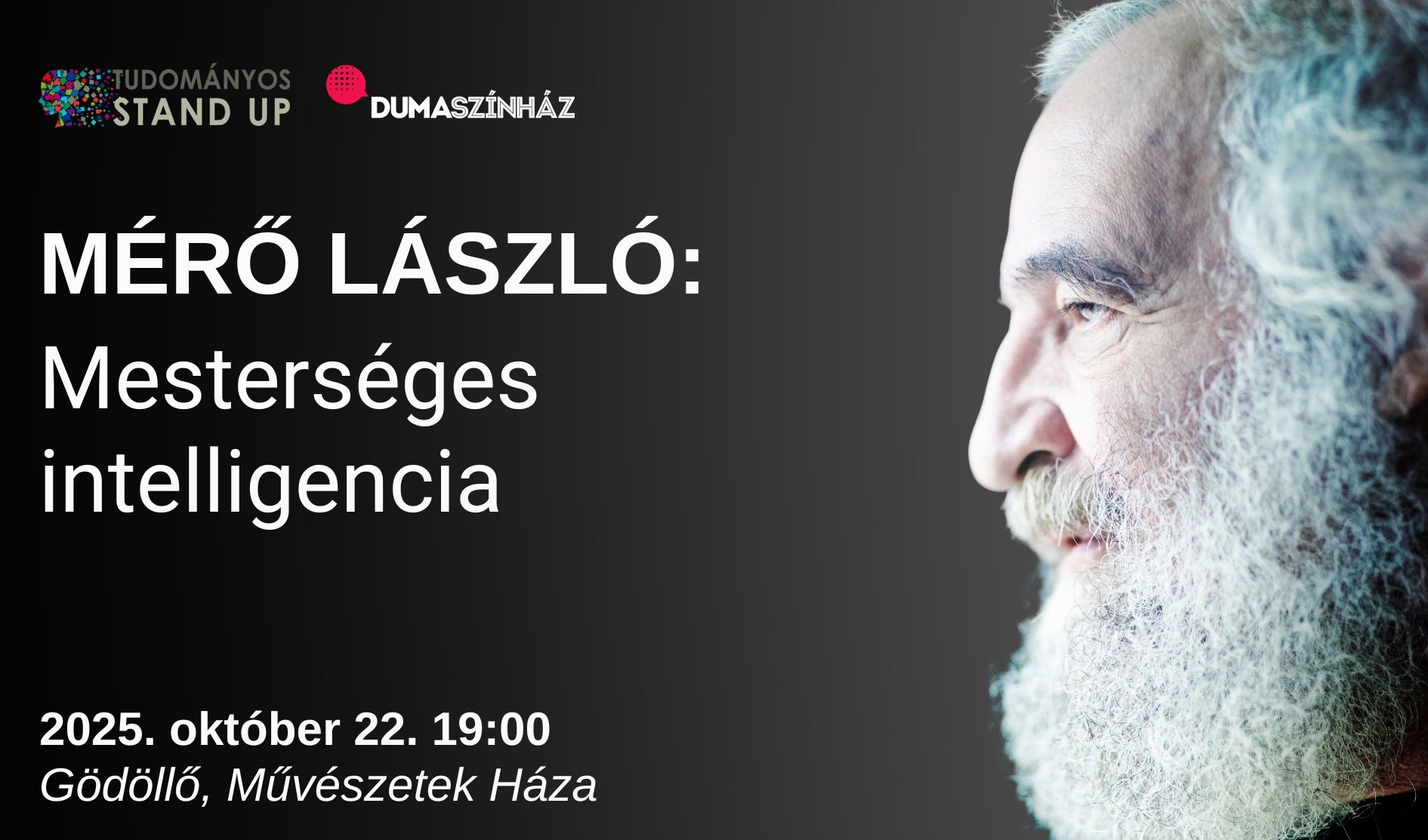 Tudományos Stand Up - Mérő László: Szimbiózis a mesterséges intelligenciával