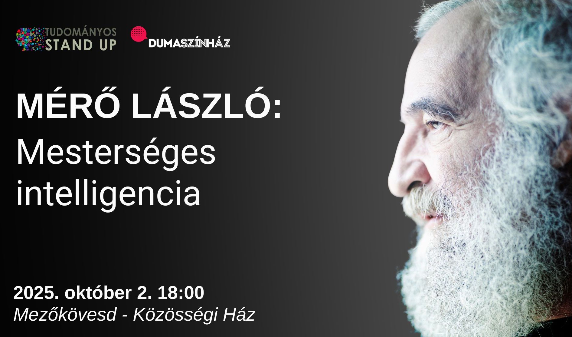 Tudományos Stand Up - Mérő László: Szimbiózis a mesterséges intelligenciával