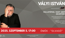 Vályi István: Vallatópad, vagy amit akartok! - Beszélgetős est