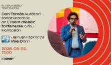 El nem mesélt történetek - Kurátori tárlatvezetés Don Tamással, jelnyelvi tolmács kísérettel