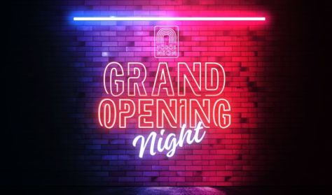 Vörös Neon Grand Opening Night