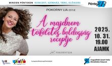 PénteK13 – A majdnem tökéletes boldogság receptje – Pokorny Lia estje