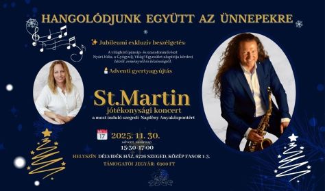 Hangolódjunk együtt az ünnepekre: St.Martin jótékonysági koncert