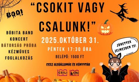 Tök jó koncert - csokit vagy csalunk! Tök jó koncert - csokit vagy csalunk!