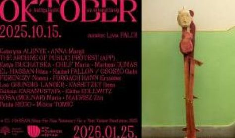 OKTÓBER | Kurátori tárlatvezetés és beszélgetés: Páldi Lívia, Chilf Mária, El-Hassan Róza OKTÓBER | Kurátori tárlatvezetés és beszélgetés: Páldi Lívia, Chilf Mária, El-Hassan Róza