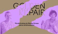 Pócsik Andrea és Révész Emese tárlatvezetése a Finom illesztések c. kiállításban