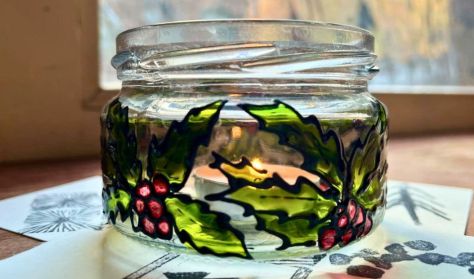 Élményműhely: felnőtt alkotóműhely // Adventi üvegfestés