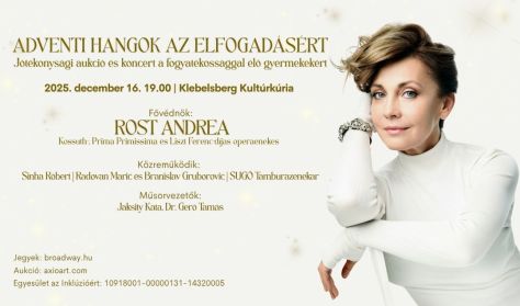 Adventi hangok az elfogadásért - Jótékonysági aukció és koncert