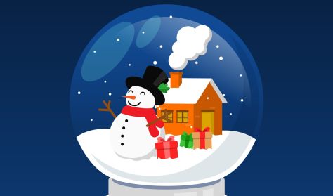 Családi retró karácsony - hógömbkészítéssel