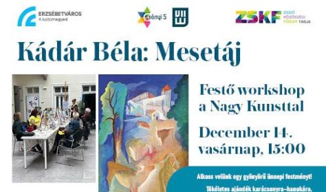 Festő workshop a Nagy Kunsttal - Kádár Béla: Mesetáj