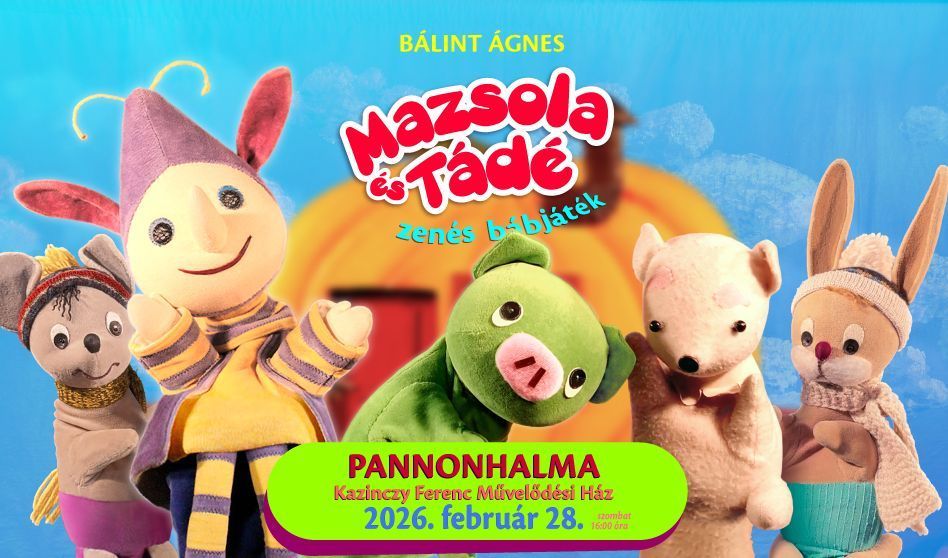 MAZSOLA és TÁDÉ zenés bábjáték