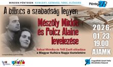 PénteK13 - A bilincs a szabadság legyen – Mészöly Miklós és Polcz Alaine levelezése